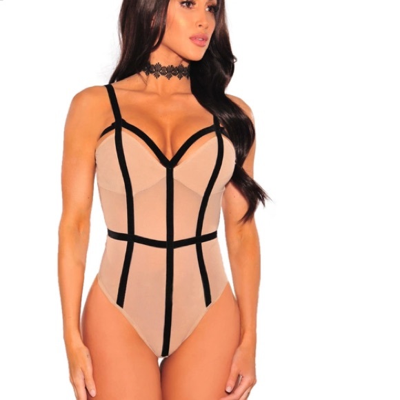 Tops - Nude Bodysuit